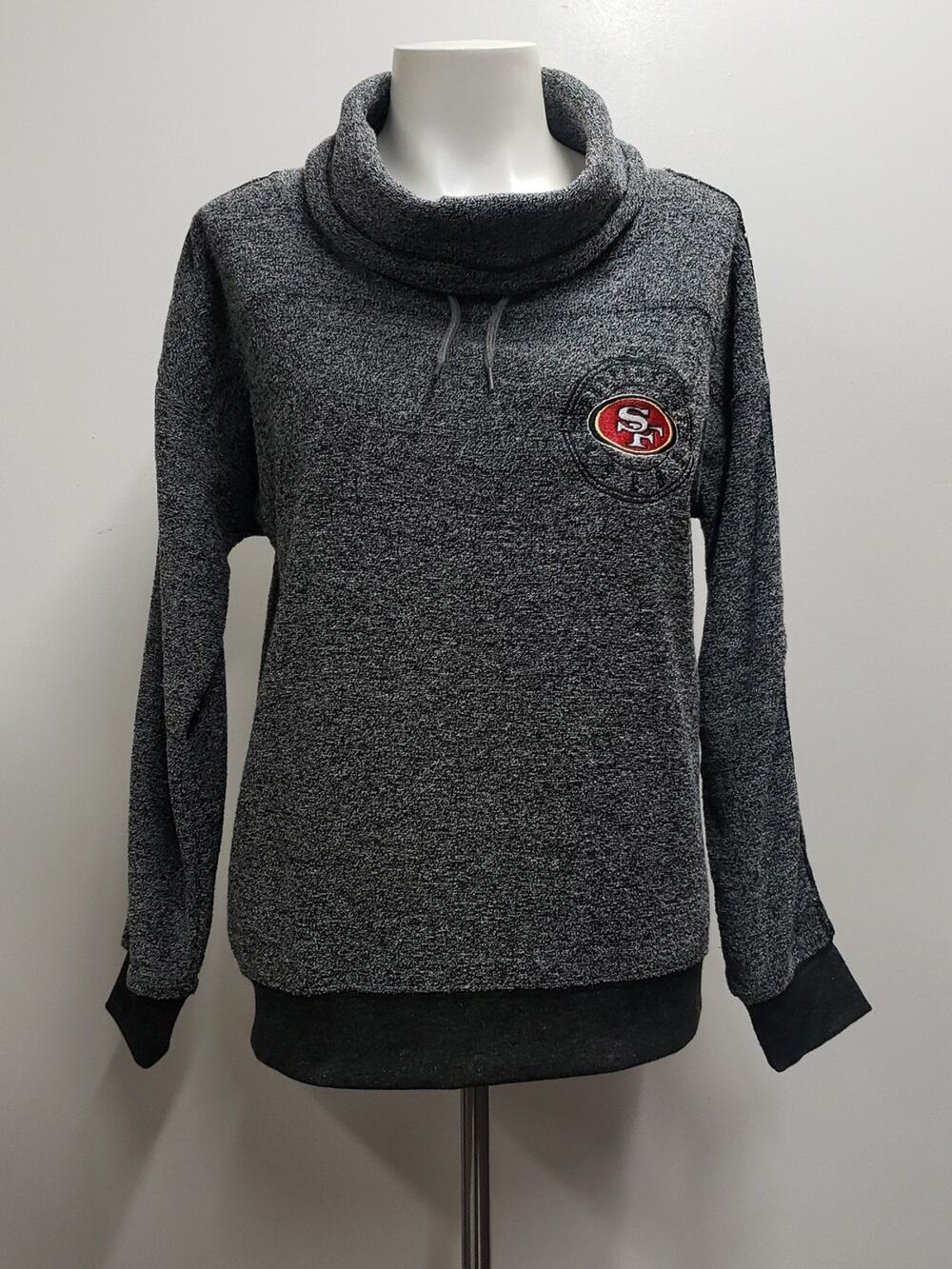 NFL San Francisco 49ers Funnel Neck Pullover Women's Size Medium